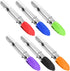 6 Pieces 7 Inch Mini Silicone Tip Tongs Kitchen Serving Tongs Small Metal Locking Tongs for Salad Grilling Cooking, 6 Colors by Mudder