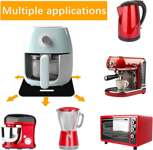 6 PCS Heat Resistant Mat for Air Fryer, 12 * 14in Countertop Protector Mat for Coffee Maker and Oven
