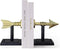 Large Gold Arrow Metal Bookends | Heavy, Decorative, Farmhouse, & Unique for