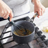 GreenPan Silicone Whisk, Heat-Resistant Mixing Kitchen Utensil, Flexible Rubber Nonstick Cookware, Gray