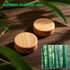 Zepkouel 25 4 Oz 8 Oz Pcs Spice Jars Bamboo Lids Replacement,Fits and Glass Spice Jar,For Square and Round Plastics