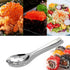 AOOSY Small Slotted Spoons - 2 Set of Modern Stylish Thick Heavy-weight Stainless Steel Caviar Spoon