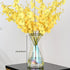 8 inch Iridescent Glass Flower Vases for Centerpiece Table Decor, Modern Boho Style Vase for Wedding Housewarming Gift