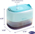 Dish Soap Dispenser for Kitchen Sink - Blue Kitchen Gadgets 2023, Liquid Dispenser & Sponge Holder for Countertop