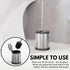 Set (2 Pack) ToiletTree Products Toilet Brush with Lid - Sleek Toilet Bowl Brush and Holder - Toilet Scrubber Brush