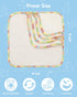 30PCS 8 8 Inches, 30BW02-B Babygoal Reusable Diaper Wipes, Natural Unbleached Baby Face Wipes, Soft Sturdy, x