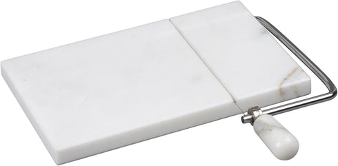 Creative Home Marble Cheese Slicer 8" x 5" Heavy Duty Marble Board