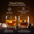 Whiskey Stones Gift Set by Royal Reserve - Artisan Crafted Reusable Chilling Rocks for Scotch and Bourbon Gifts