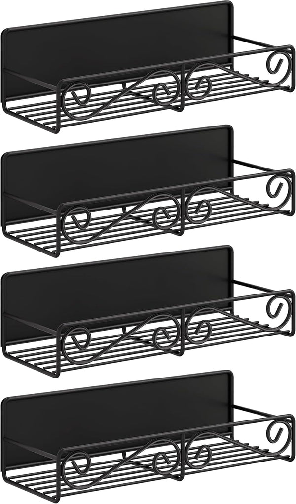 4 Pack Magnetic Spice Rack for Refrigerator