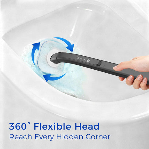 14 Set Disposable Toilet Brush, Refills Toilet Bowl Cleaner Wand, Toilet Cleaner Brush Toilet Cleaning System Toilet
