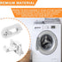 WH02X24399 Washer Lid Lock Striker & WH01X24381 Bezel Assembly, Replacement for GE Hotpoint Top Load Washing Machine