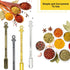 10 PCS Mini Spoon Shovel Alloy Tableware Charm, Tiny Shovel Spoon for Necklace DIY Craft Jewelry Making Keychain