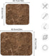 Brown Marble Texture Absorbent Dish Drying Mat, Small Size 16 x 18, Microfiber Kitchen Counter Draining Pad
