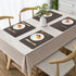 Set 6, 1217 Inch BLESWIN Faux Leather Placemats, of -Double Side Texture Color Table Mats, Heat-Resistant, Waterproof