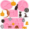 Halloween Candy Molds, Pumpkin Skull Ghost Silicone Molds for Cake Decorating and Fondant Cupcake Topper