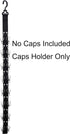 Closet Hanging Cap Organizer, 16 Baseball Cap Rack, Closet Hook Hat Storage Organizer (1 Pack)