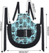 G2PLUS Vintage Damask Mothers Apron for Women, Extra Long Ties, Pockets, 28 x 27 Inch, Perfect for Cooking, Baking,