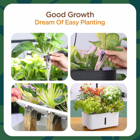 150 Pack Grow Sponges for Hydroponics, Replacement Root Growth Sponges Compatible with AeroGarden, Seed Starter Pods