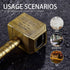 Hammer of Thor Shaped Beer Opener - Bottle Opener in Bronze
