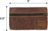 Hide & Drink All Purpose Utility & Charger Case for MacBook, iPad & Laptop, Handmade from Waxed Canvas, Honey Bourbon
