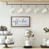 VILIGHT Love Is Brewing Farmhouse Coffee Bar Sign, 16" x 9" MDF Wood, Wall Mount or Freestanding