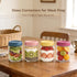 16 OZ 8 Pack (16oz-8 Pack) Overnight Oats Jars with Airtight Lids and Jar Sleeve, Glass Containers for Meal Prep