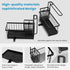 Tell Love 360 Kitchen Sink Caddy, Sponge Holder with Towel Holder, Kitchen Holder for Sink with Degree Rotating Drain