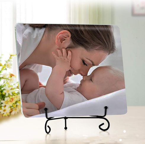 Jucoan 2 Pack 15 Inch Iron Display Stand, Large Black Easel Plate Holder for Pictures, Plates, Books, Home Decor