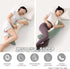 29.5") Peallow(Pat. Pend) Long Round Body Pillow for Adults, Bolster Pillow for Sleeping, Soft and Supportive Pillow