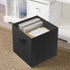 Shellkingdom Storage Bins, Foldable Fabric Storage Cubes and Cloth Organizer Drawer for Closet and Toys, 2 Pack, Black