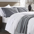 P Pothuiny 2-Piece Grey Satin Pillowcases, Queen Size Silky Pillow Covers for Hair & Skin, Wrinkle Fade Resistant