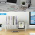 RekRang Acrylic Desk Bookshelf, Small Clear Book Shelf Organizer for Home Office School, Book Stand Display Rack for