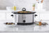 Crock-Pot 7 Quart Oval Manual Slow Cooker, Stainless Steel (SCV700-S-BR), Versatile Cookware for Families