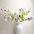 VSHZXFH 4pcs Artificial Easter Spray Vine with Pastel Easter Eggs and Berries- Decorative Spring Floral Stems-Egg Twig