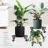2 Pack Brown,10.2 Inches Yimobra Plant Stand for Flower Pot Heavy Duty Potted Holder Indoor Outdoor Metal Rustproof