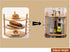 3 Counter (1, 3Tier-3.9" Tier Expandable Bamboo Corner Shelf - Dish/Plate Organizer for Cabinet, Kitchen Shelf & Small