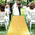 Wedding Aisle Runner Gold 2FTx15FT Sequin Carpet Runner for Wedding Sparkly Runner Rug for Indoor Outdoor Engagement Ceremony Decoration