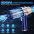 JONYJ Handheld Car Vacuum Cleaner, 16000PA Portable Cordless Vacuum, 2 in 1 Air Duster and Vacuum with LED Light,