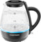 Chefman 1L Electric Tea Kettle with LED Lights, Automatic Shut Off, Removable Lid, Boil-Dry Protection, Electric