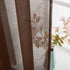 MIULEE Solid Chocolate Brown Kitchen Sheer Valance, 1 Panel Voile Window Curtain for Living Room (60" W x 18" L)