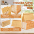 2 Pack 25 Pack Countertop TomCare Larger Bread Box and Linen Bread Bags and Thicker Paper Bread Bags With Tin Ties