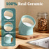 Counter Salt Pig, Dishwasher Safe Ceramic Salt Cellar Modern and Minimalist, Salt Pig Ceramic for Convenient Access