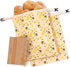 Zackoo Beeswax Bread Bags for Homemade Bread (2 Pack), Sourdough Bread Bag with