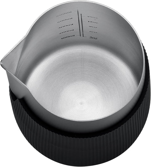 Normcore Handleless Milk Pitcher, Espresso Steaming Pitcher, 18/8 Stainless Steel Frothing Jug, 20.3 oz (600 ml)