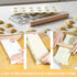 Krbnk Tools,13PCS Pasta Making Wood Pasta Making Kit with Pasta Rolling Pin,Ravioli Mold,Ravioli Cutter,Gnocchi
