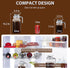 Cold Brew Coffee Maker Pitcher, 64 Oz Heavy Duty Glass Mason Jar with Stainless Steel Filter for Iced Coffee