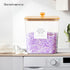 3+1 Pack Laundry Pods Container & Dryer Sheet Holder, Acrylic Square Laundry Room Organization and Storage Jars