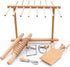 9 Set Set, Ultimate Pcs Pasta Making Tool Pasta Drying Rack, Pasta Tongs, Two Ravioli Stamp Maker Cutter And Roller
