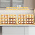 Banlilus Cabinet/Countertop Spice Rack - Bamboo Wood Spice Rack Organization