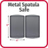 GoodCook Dishwasher Safe Nonstick Steel Cookie Sheet, Set of 2, 11'' x 17'', Gray, Silver